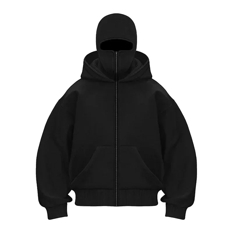 Polerón Balaclava Y2K™: Sudadera Urbana con Máscara Integrada